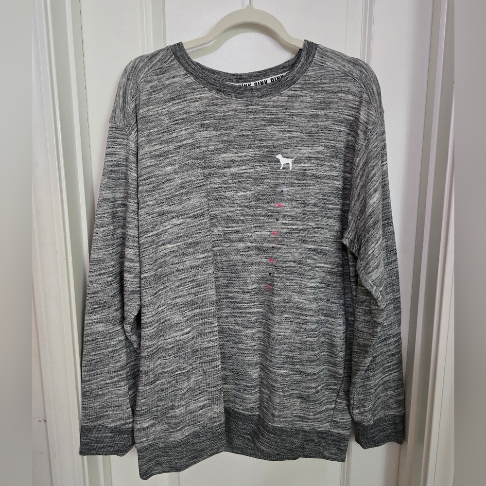 Victoria's Secret Pink Heathered Sweatshirt